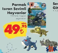 OYUNCAK PARMAK ISIRAN SEVİMLİ HAYVANLAR